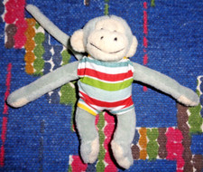 1PA/  PELUCHE PETIT SINGE POPI