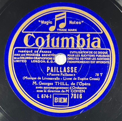 Georges thill la tosca - thill,