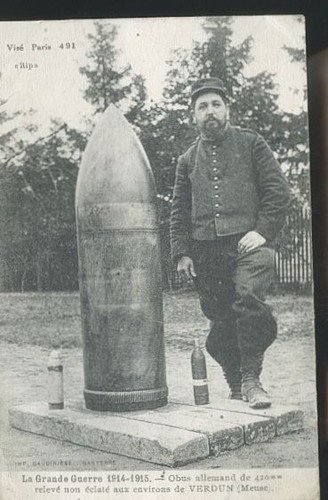 Verdun obus allemand - obus,