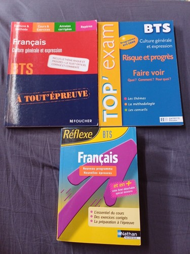Lot livres bts français - livres,