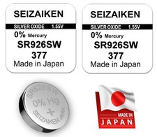 Pile SR626SW 377 - Lot de 2