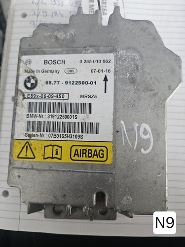 Bmw calculateur airbag 9122500 - bmw,