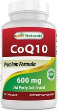 Best Naturals CoQ10 600 mg 60 Capsules 