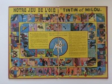 Tintin - kuifje - jeu de l'oie