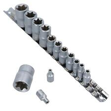 Jeu de douilles femelles Torx / Star 14 pièces 1/4" dr 3/8" dr et 1/2" dr e s...