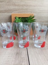 Lot 6 verres Martini