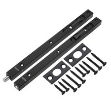 Verrou encastré 12" acier