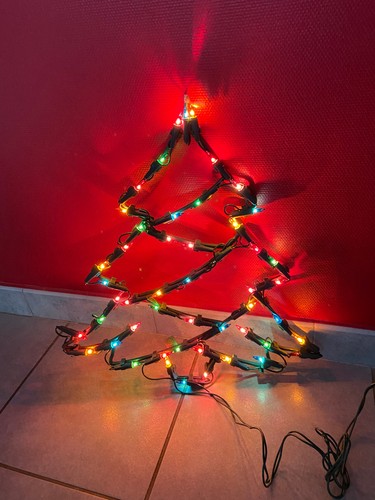 Enseigne lumineuse sapin - enseigne,