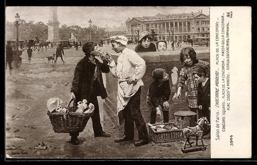 Carte postale paris place de - carte,