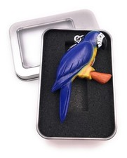 Porte-Clés Bois Perroquet