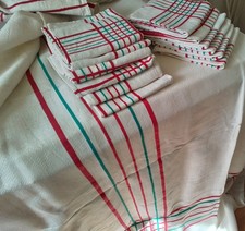 nappe ancienne+12 Serviettes