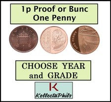 1p One Pence New Penny 1971 - 2025 PROOF & BUNC Coin Portcullis Shield Dormouse