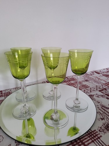 Verres couleurs cristal - de, en
