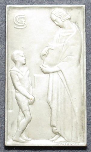 Médaille belge art déco - médaille,