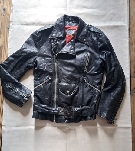 Vintage 80s black leather - vintage,