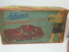 Vintage 1940's Schuco Elektro-Ingenico 5311 battery-op car set w/box & papers