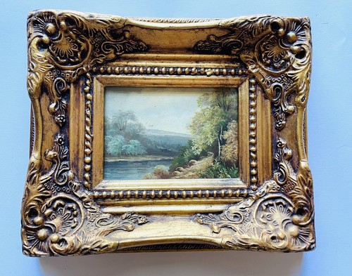 Ancien tableau huile - tableau, À