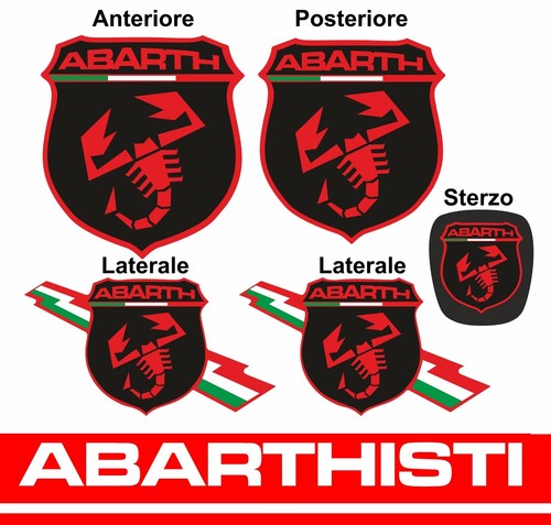 Kit adhésif abarth - pour, 500