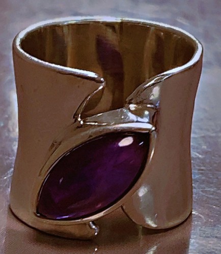 Superbe vintage bague argent