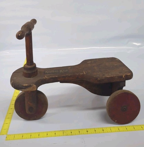 Wooden antique kiddie ride - wooden, on