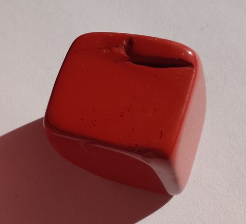 18.25gr 21x21x18mm jaspe rouge