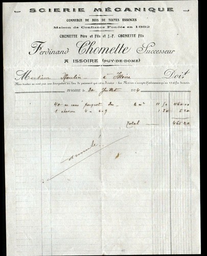 Issoire scierie bois - issoire, (63)