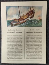 Jean Droit - Central Society for the Rescue of the Shipwrecked - Steam Cuba - 1925