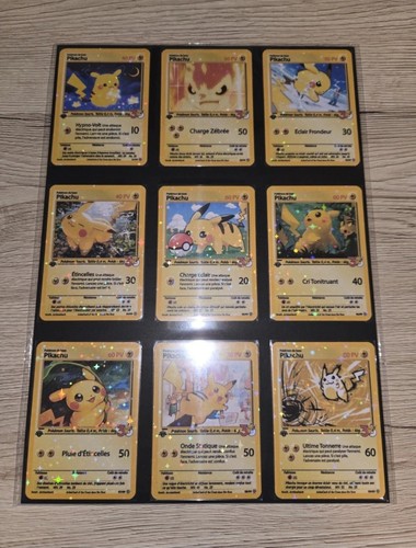 Cartes pokemon pikachu - cartes,