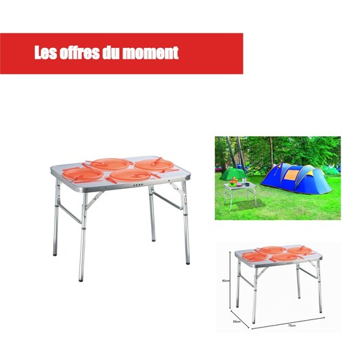 Table camping pliable - table, de