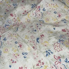tissu ancien  fleuri