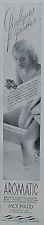 ADVERTISEMENT MOLINARD AROMATIC ESSENCE BATH SOAP OLIVE OIL 1938 FRENCH AD