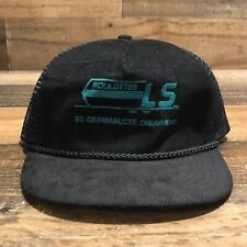 VTG Roulottes Hat Snapback Trucker Cap Mens Black 90s St Germain Drummond - READ