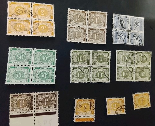Congo belge anciens timbres - congo, 29