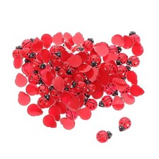  100 Pcs Coccinelle Animaux