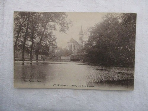 Cpa oise coye - oise, l'etang