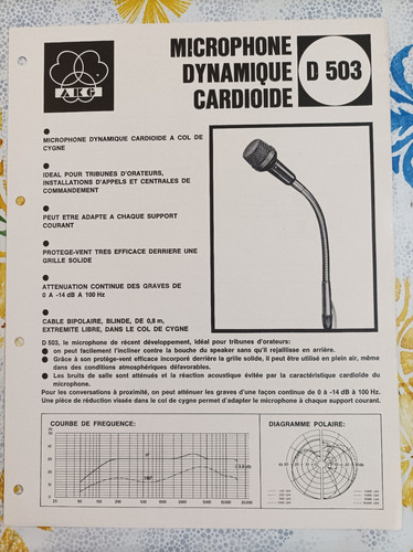 Ancienne fiche brochure - ancienne,