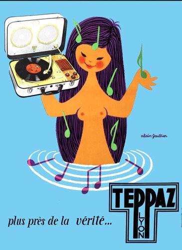 Affiche poster teppaz lyon - ,