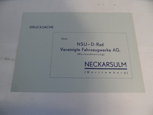 Ancienne carte nsu quick - ancienne,