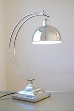 lampe de table vintage chrome