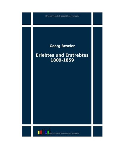 Erlebtes und erstrebtes - erlebtes,
