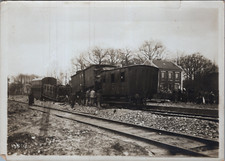 France, Bondy, Accident ferroviaire du Pont des Coquetiers, vintage print, circa