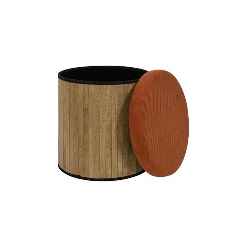 Pouf coffre pliable jules - pouf,