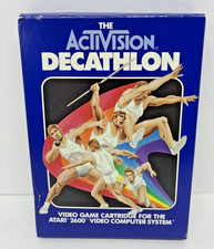 ATARI 2600: Decathlon *COMPLETE & FREE SHIPPING*