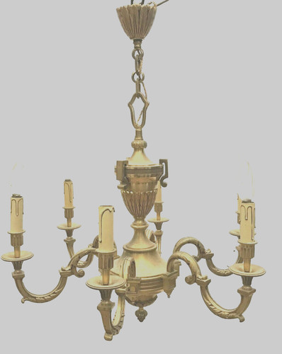 Lustre louis bronze - lustre,