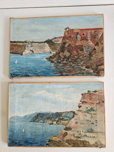 Ensemble tableaux huiles - ensemble,