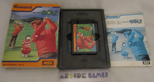 Konami golf msx rc723 1985 - konami's,