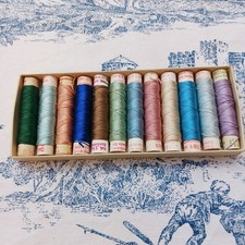 12 Bobines Cordonnet  De Soie