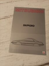 Catalogue / Brochure MITSUBISHI Sapporo  1981