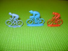 LOT OF 3 PLASTIC CYCLISTS TOUR DE FRANCE STARLUX-SALZA ERA STARLUX-SALZA