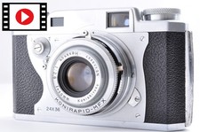 Konica II Rangefinder Film Camera Hexanon 50mm F/2.8 Lens Exc+5 From Japan #4370